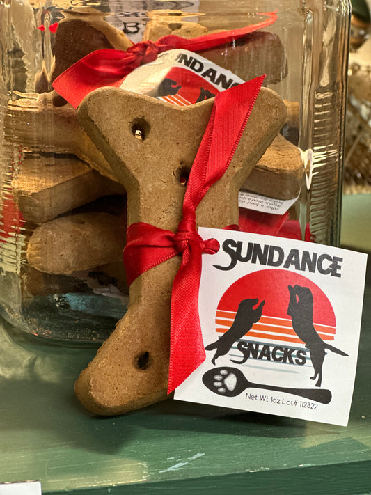 Sundance Snacks dog treats - chicken, pumpkin and sweet potato biscuits for large dogs