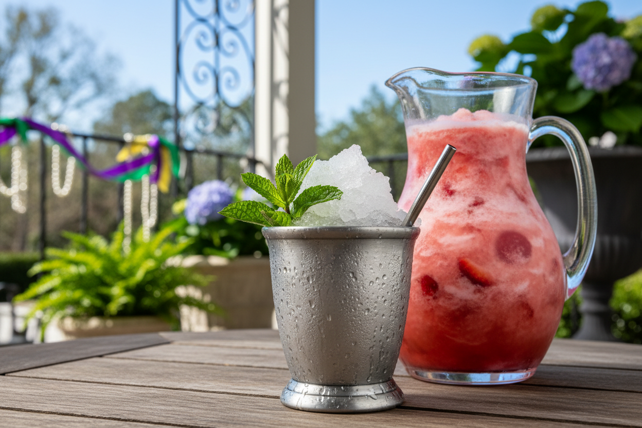 another - give the julep it's straw