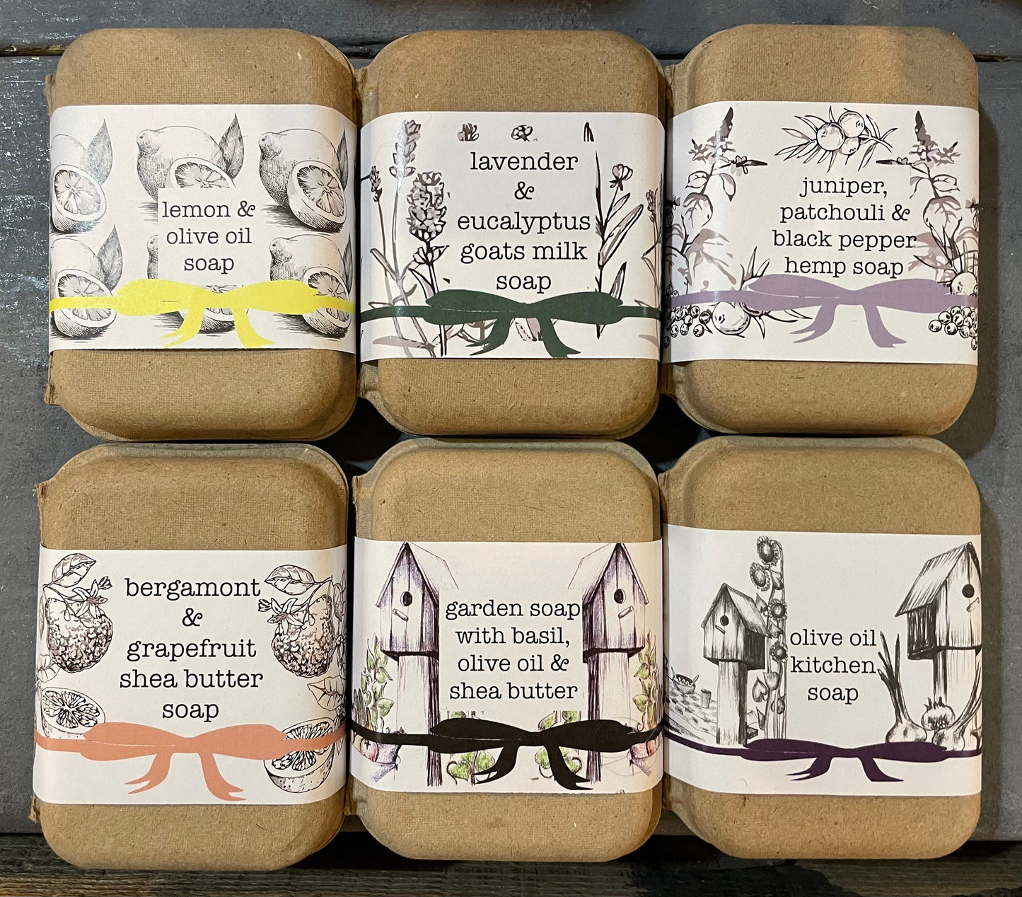 Handmade Scented Bars of Soap