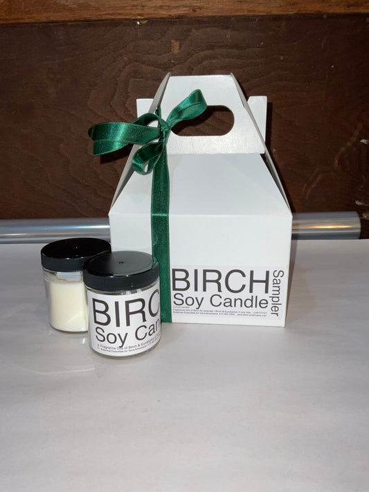 Handcrafted Birch Soy Candle Sampler