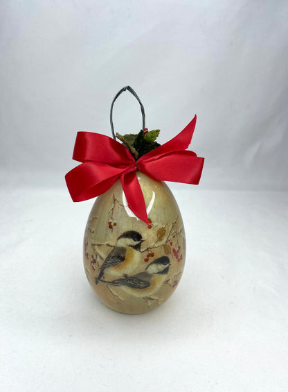 Vintage Patricia Reach Paper Mache  Christmas Ornament