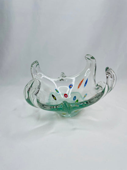 Murano Blown Glass Starfish Candy Dish