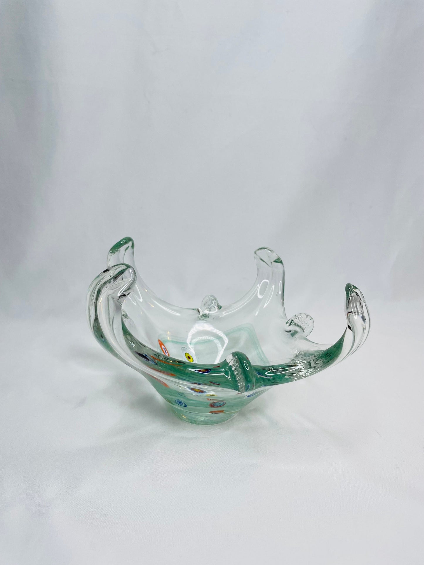 Murano Blown Glass Starfish Candy Dish