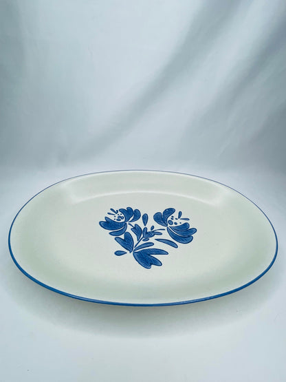 Pfaltzgraff Yorktown Blue Flower Decorative Dish