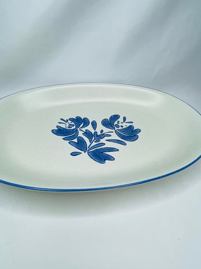 Pfaltzgraff Yorktown Blue Flower Decorative Dish