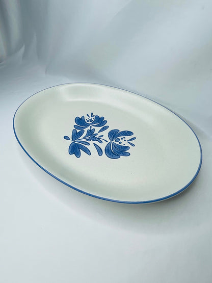 Pfaltzgraff Yorktown Blue Flower Decorative Dish