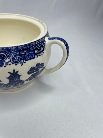 Vintage Blue Willow Johnson Brother’s England Sugar Bowl