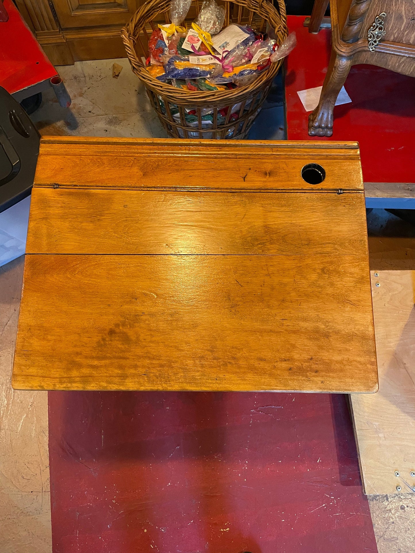 Old-Time School Desks