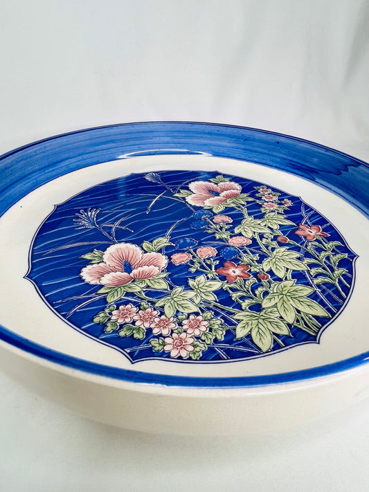 Vintage Serving Bowl/Dish With Floral Design