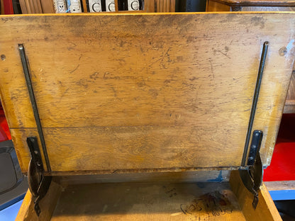 Old-Time School Desks