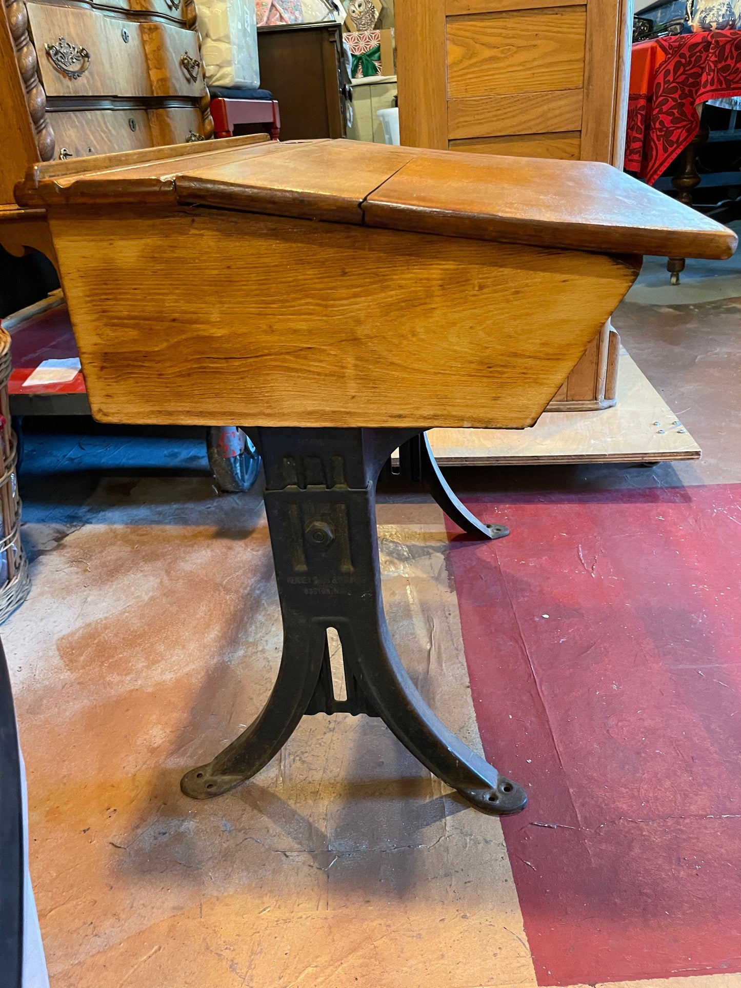 Old-Time School Desks