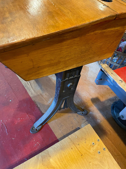 Old-Time School Desks