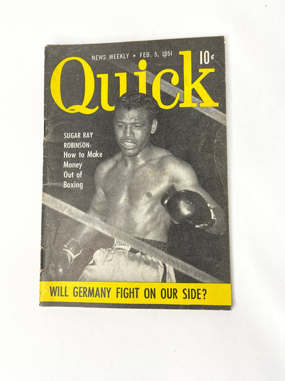 Quick News Weekly Mini Magazines 1950's & 1951