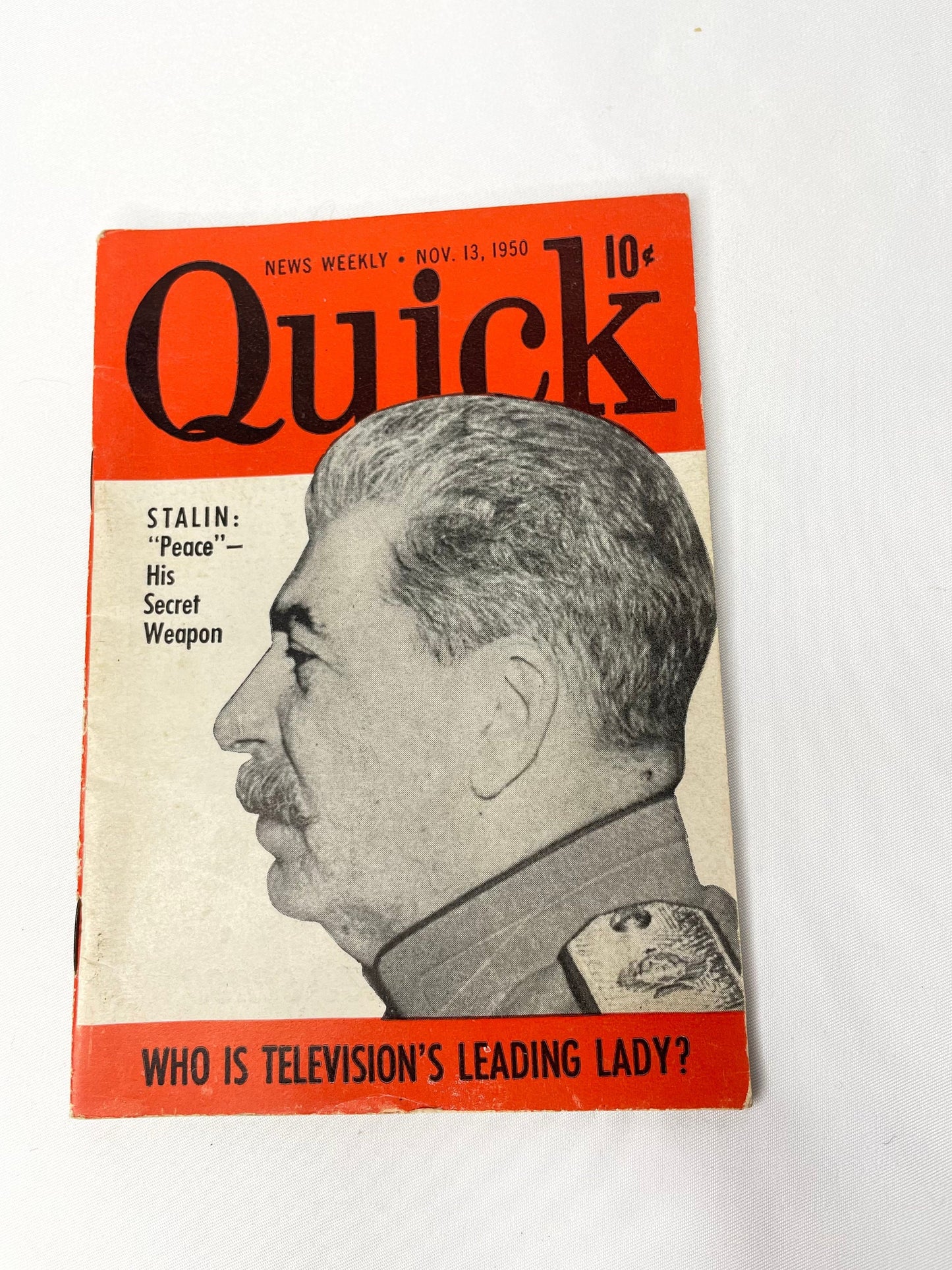 Quick News Weekly Mini Magazines 1950's & 1951