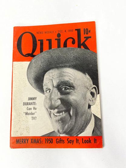 Quick News Weekly Mini Magazines 1950's & 1951