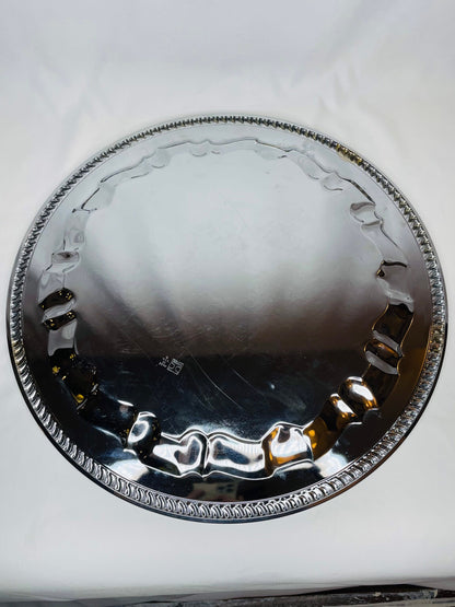 Decorated Silver Platter