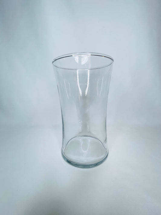 Vintage Glass Cylinder Vase (Smaller)