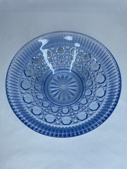 Vintage Blue Opaque Glass Bowl/Candy Dish