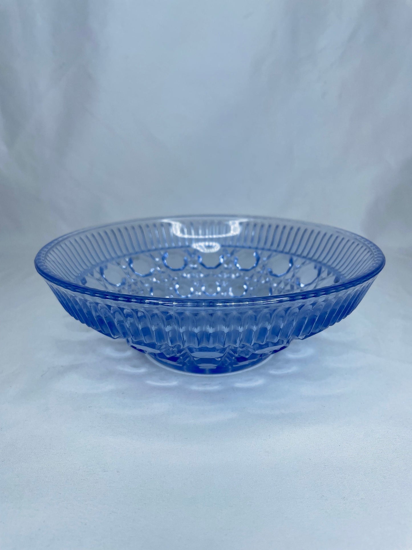 Vintage Blue Opaque Glass Bowl/Candy Dish