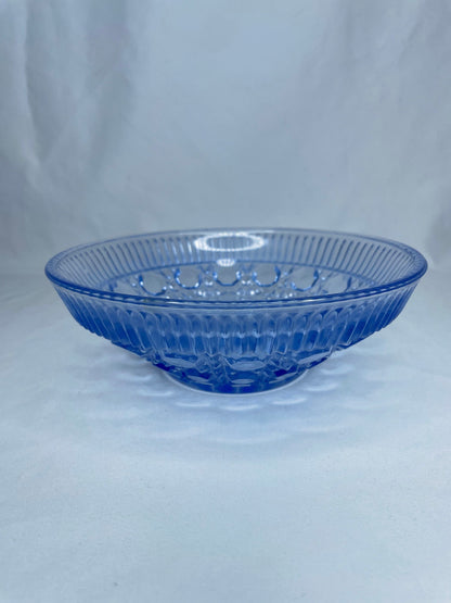 Vintage Blue Opaque Glass Bowl/Candy Dish