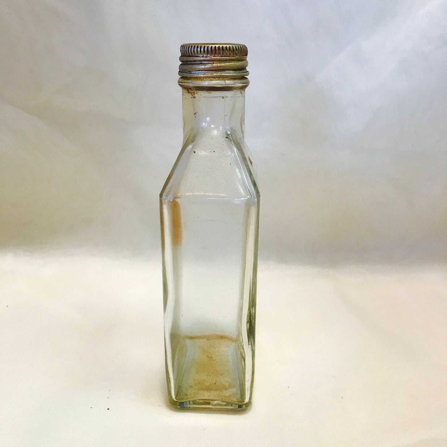 Vintage 1920's a.s. hind's embossed honey and almond cream bottle