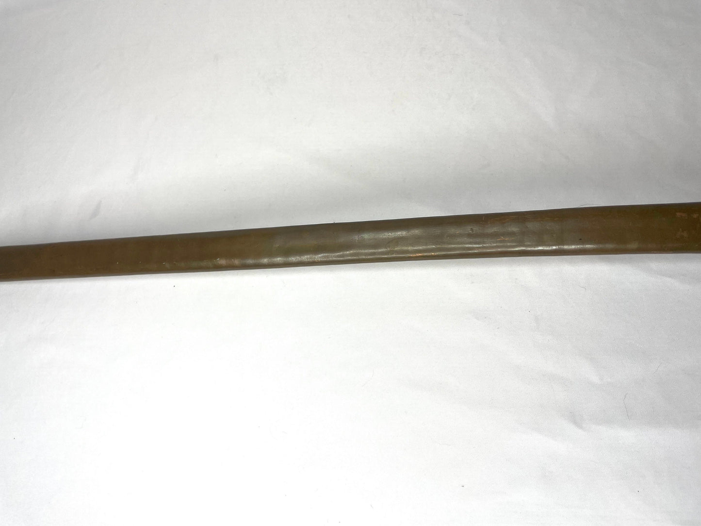 Vintage hand-forged large decorative copper ladle