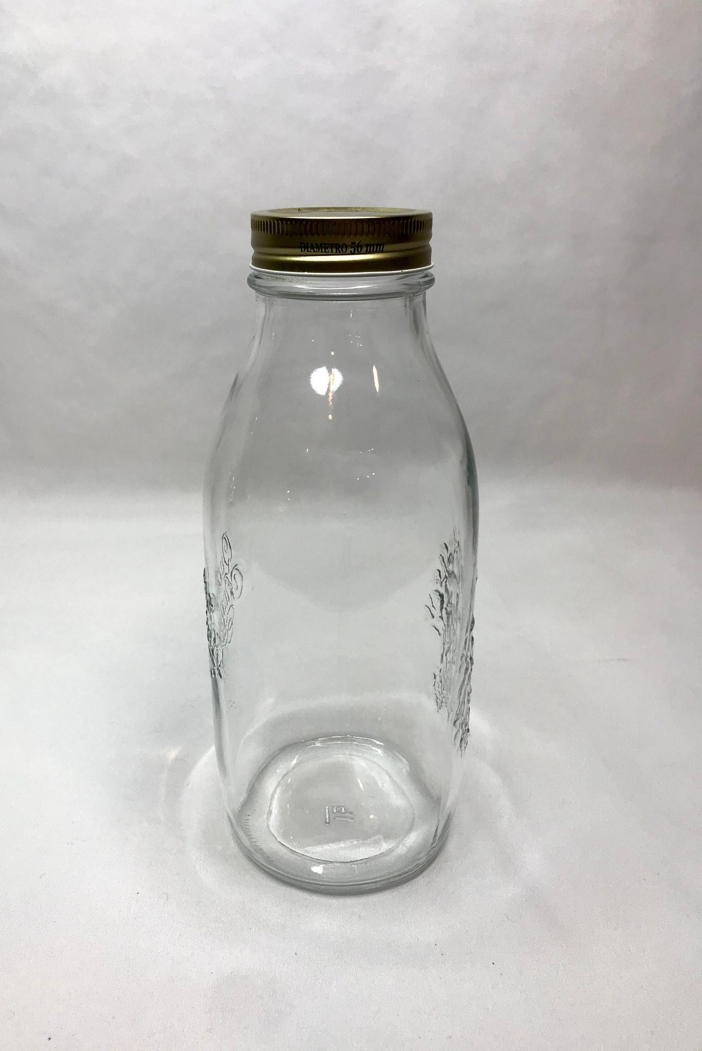 Vintage bormioli rocco quattro stagioni storage/canning bottle - 1l - 33.75 oz