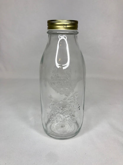 Vintage bormioli rocco quattro stagioni storage/canning bottle - 1l - 33.75 oz