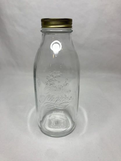 Vintage bormioli rocco quattro stagioni storage/canning bottle - 1l - 33.75 oz