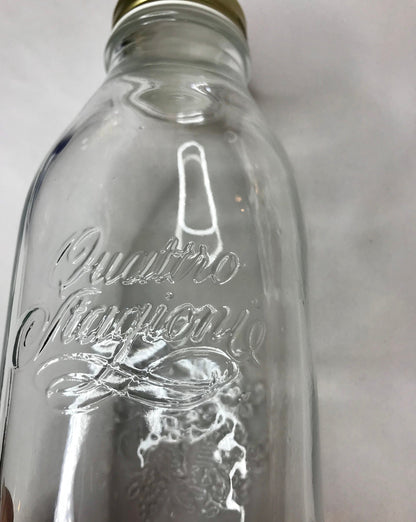 Vintage bormioli rocco quattro stagioni storage/canning bottle - 1l - 33.75 oz