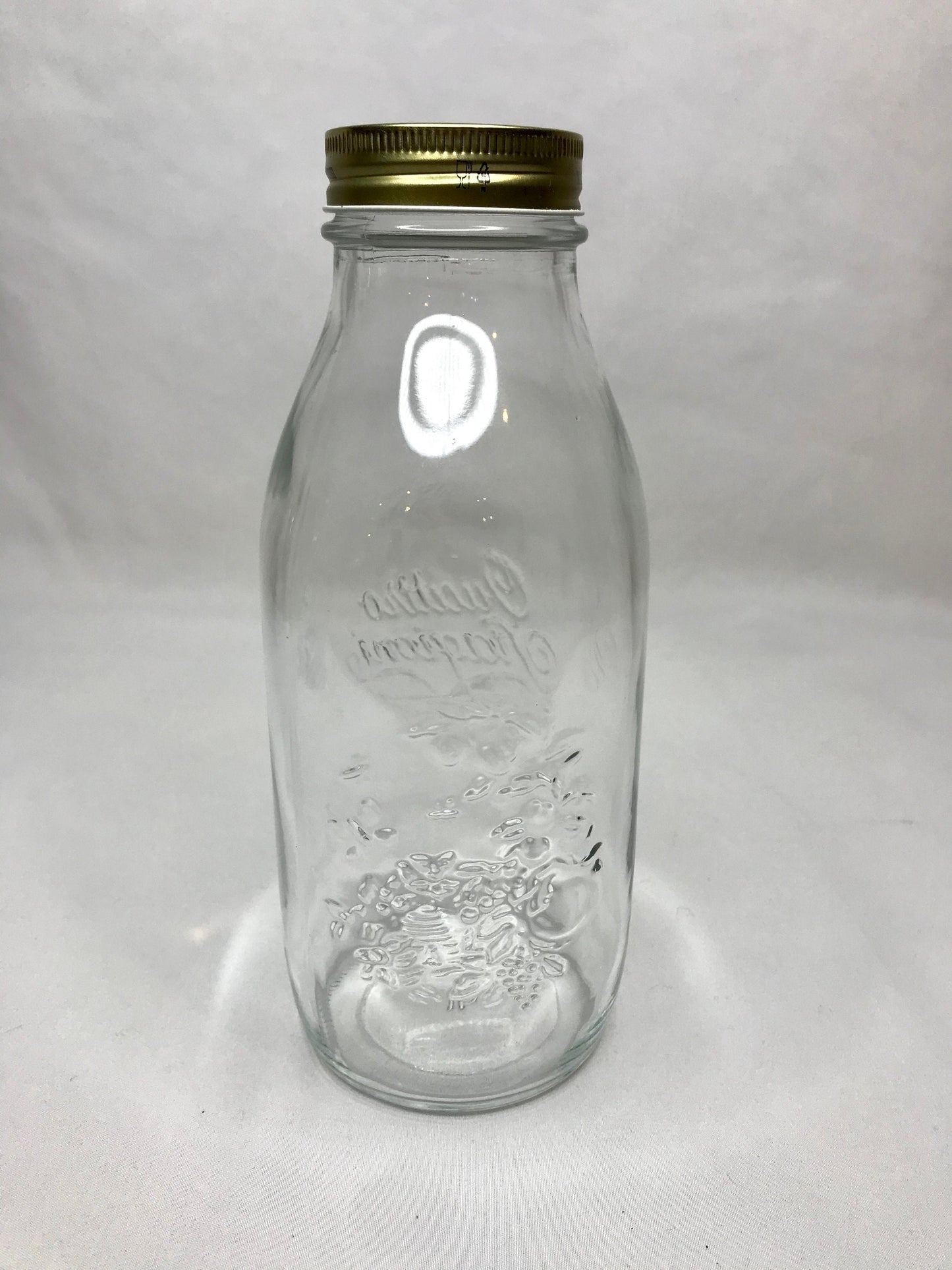 Vintage bormioli rocco quattro stagioni storage/canning bottle - 1l - 33.75 oz