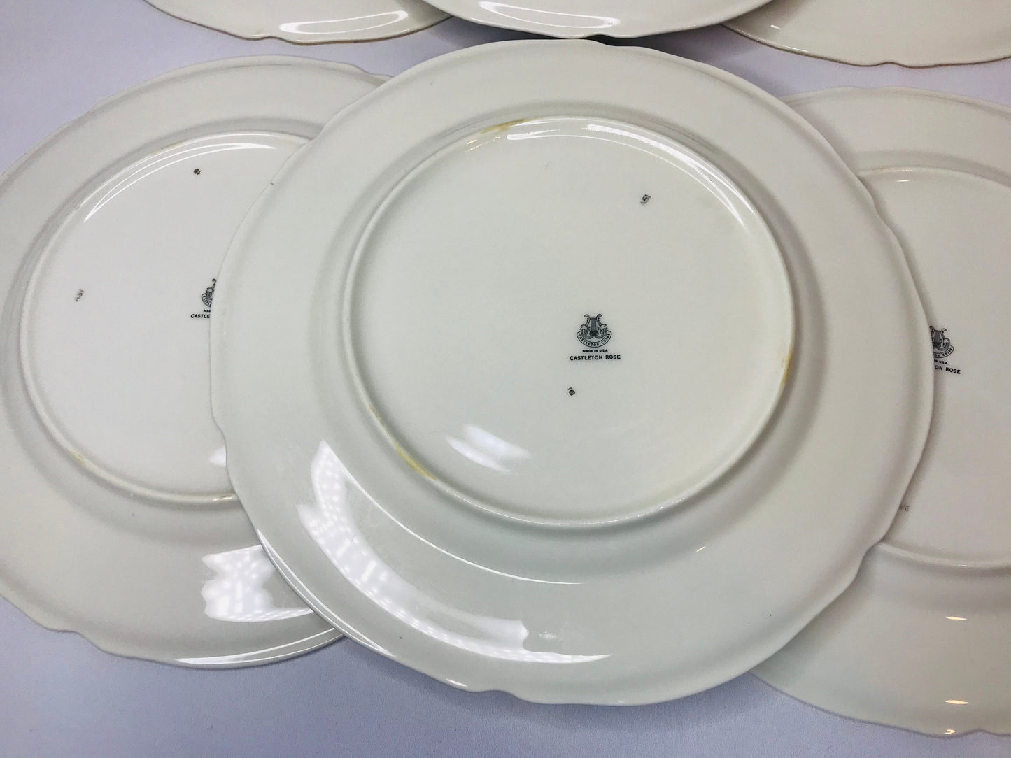 Castleton china castleton rose dinner plates set of 6