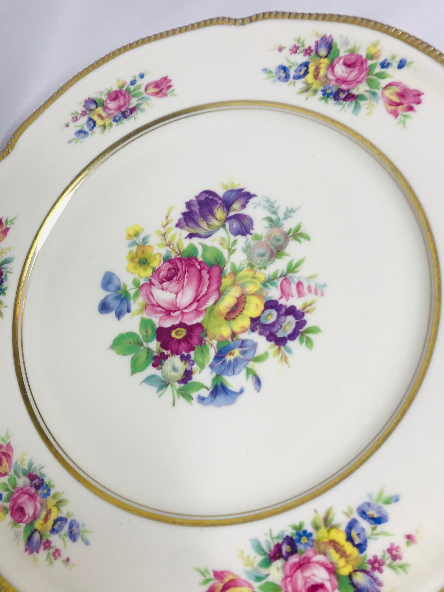 Castleton china castleton rose dinner plates set of 6