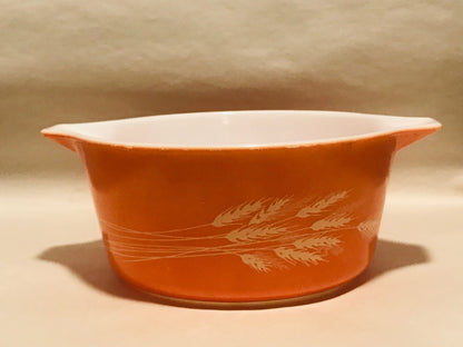 Vintage Pyrex 6-piece autumn harvest wheat mixing/casserole bowls