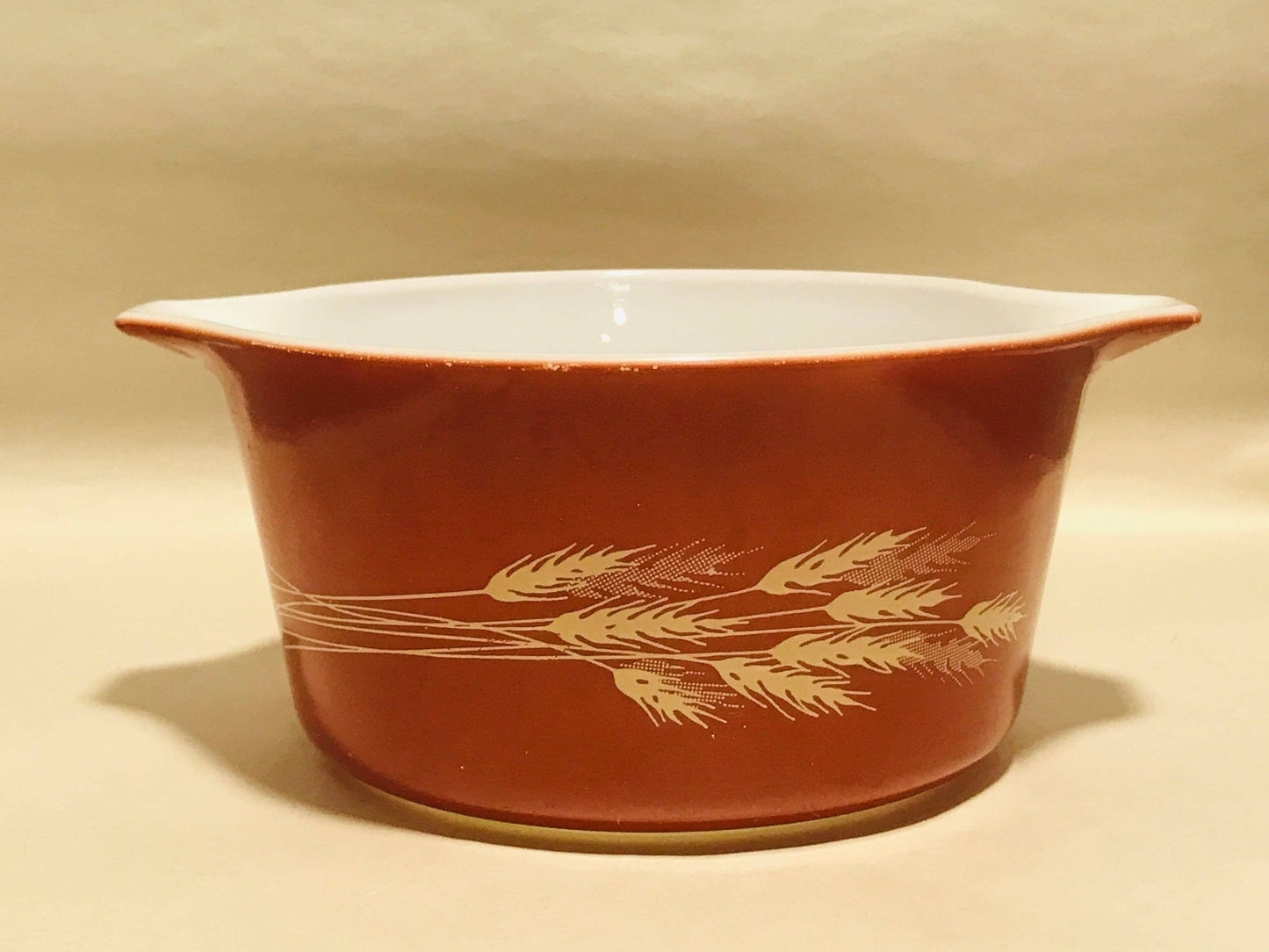 Vintage Pyrex 6-piece autumn harvest wheat mixing/casserole bowls