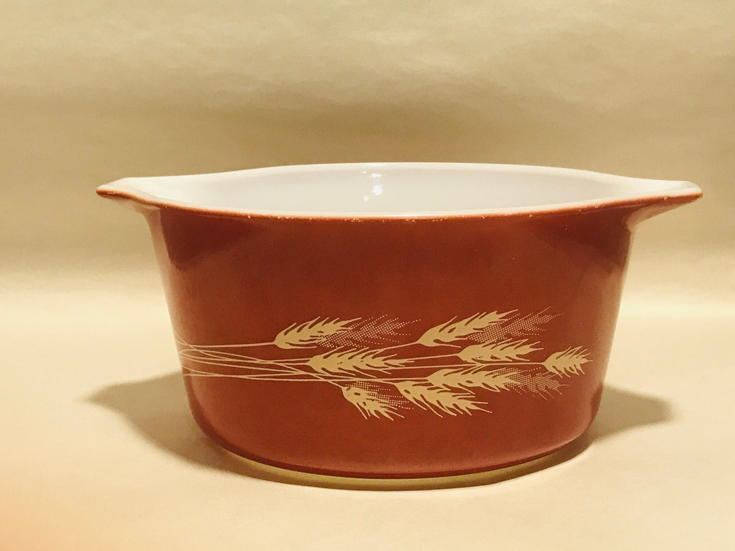 Vintage Pyrex 6-piece autumn harvest wheat mixing/casserole bowls