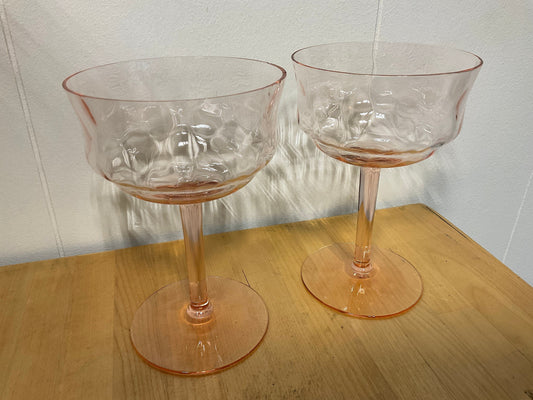 Vintage Pink Tiffin-Franciscan Stemware