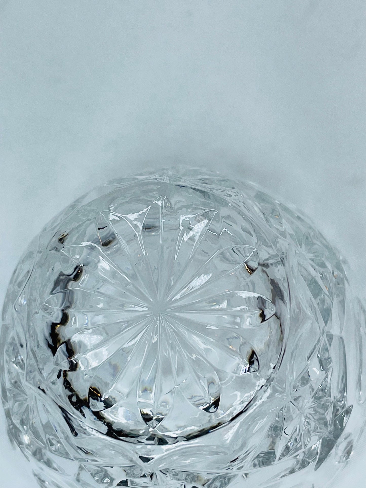 Antique Decorative Cut Glass Container and Candy Dish