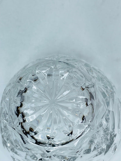 Antique Decorative Cut Glass Container and Candy Dish