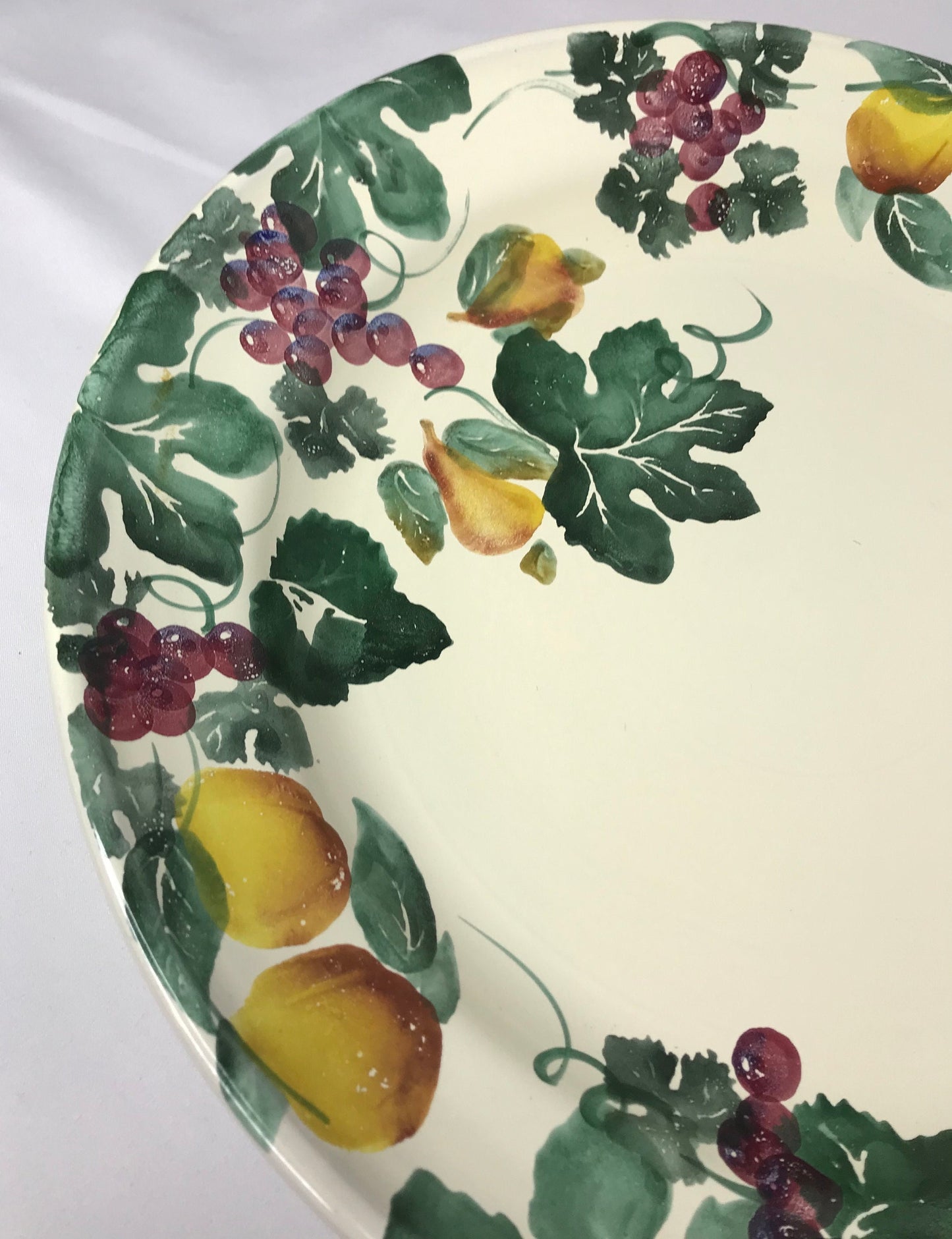 Hand-painted exclusively for "pier 1 imports" fruit pattern platter