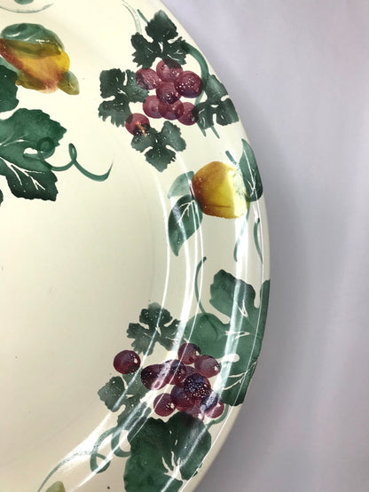 Hand-painted exclusively for "pier 1 imports" fruit pattern platter