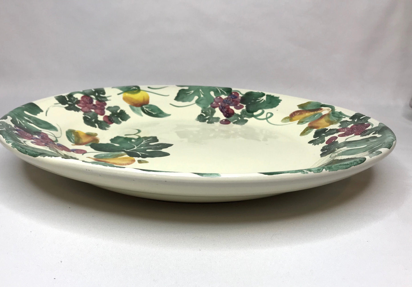 Hand-painted exclusively for "pier 1 imports" fruit pattern platter