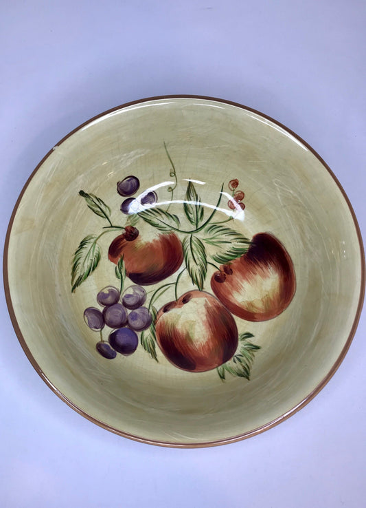 Sakura “victoria” earthenware large serving bowl