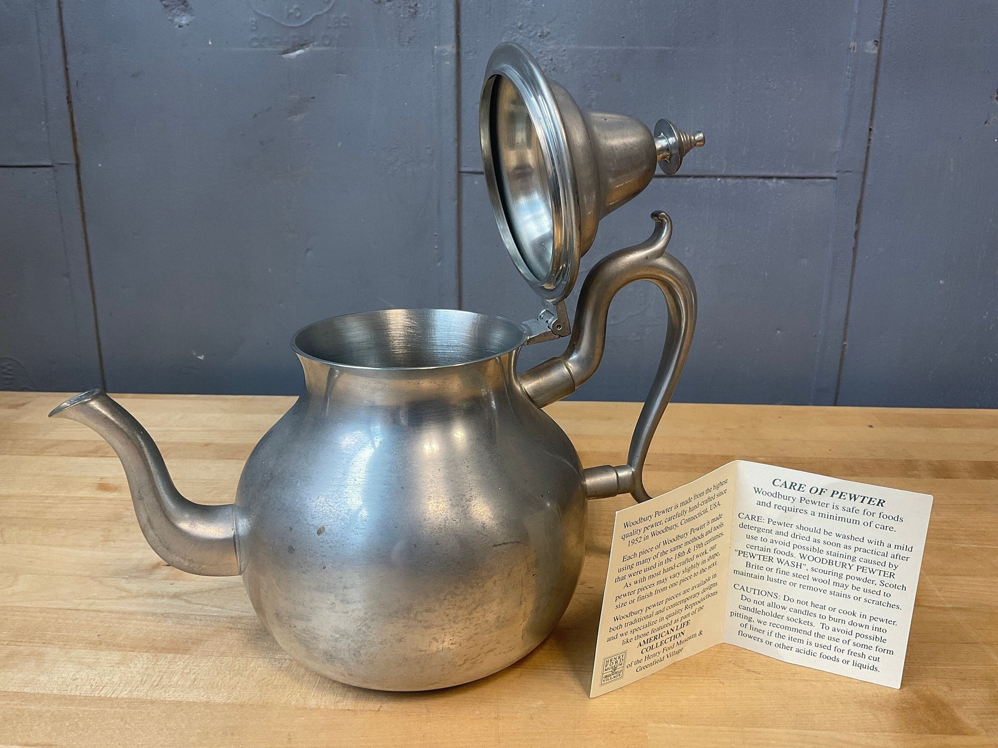Pewter Teapots and Pitcher – Terra Americana Pewter Teapots and Pitcher – Terra Americana