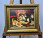 Kittens 1893 by Charles van den Eycken 7135 framed picture/wall decor (t)