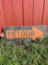 Retired Road Signs - Detour / Stop / Speed Limit 25