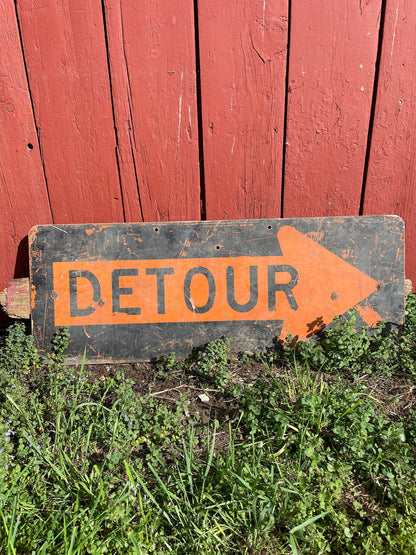 Retired Road Signs - Detour / Stop / Speed Limit 25