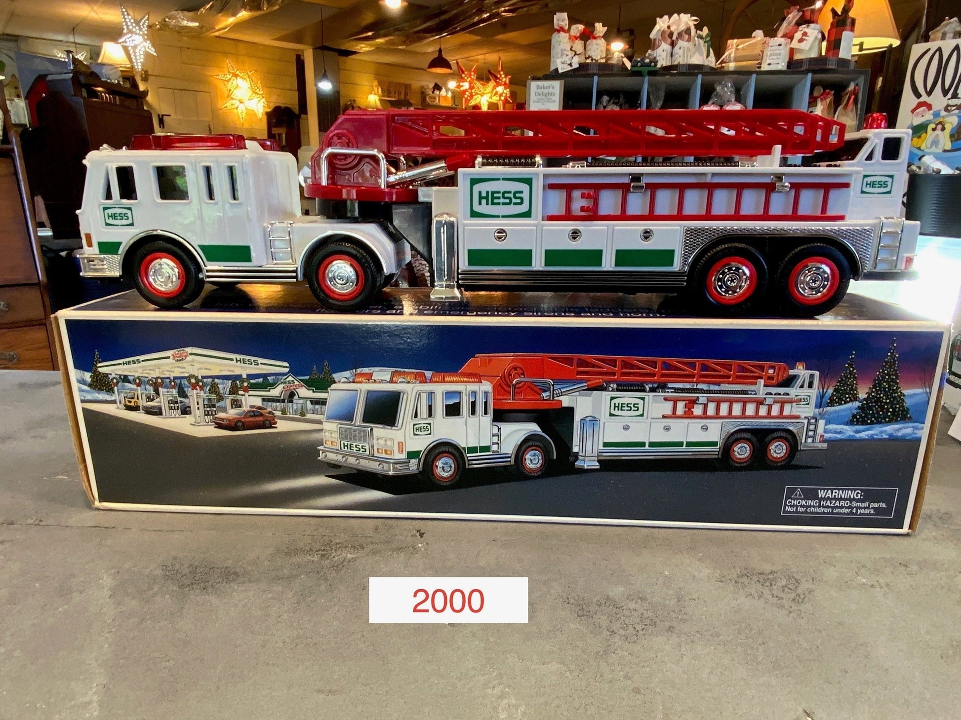 Hess fire truck 2005 sales