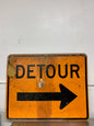 Retired Road Signs - Detour / Stop / Speed Limit 25