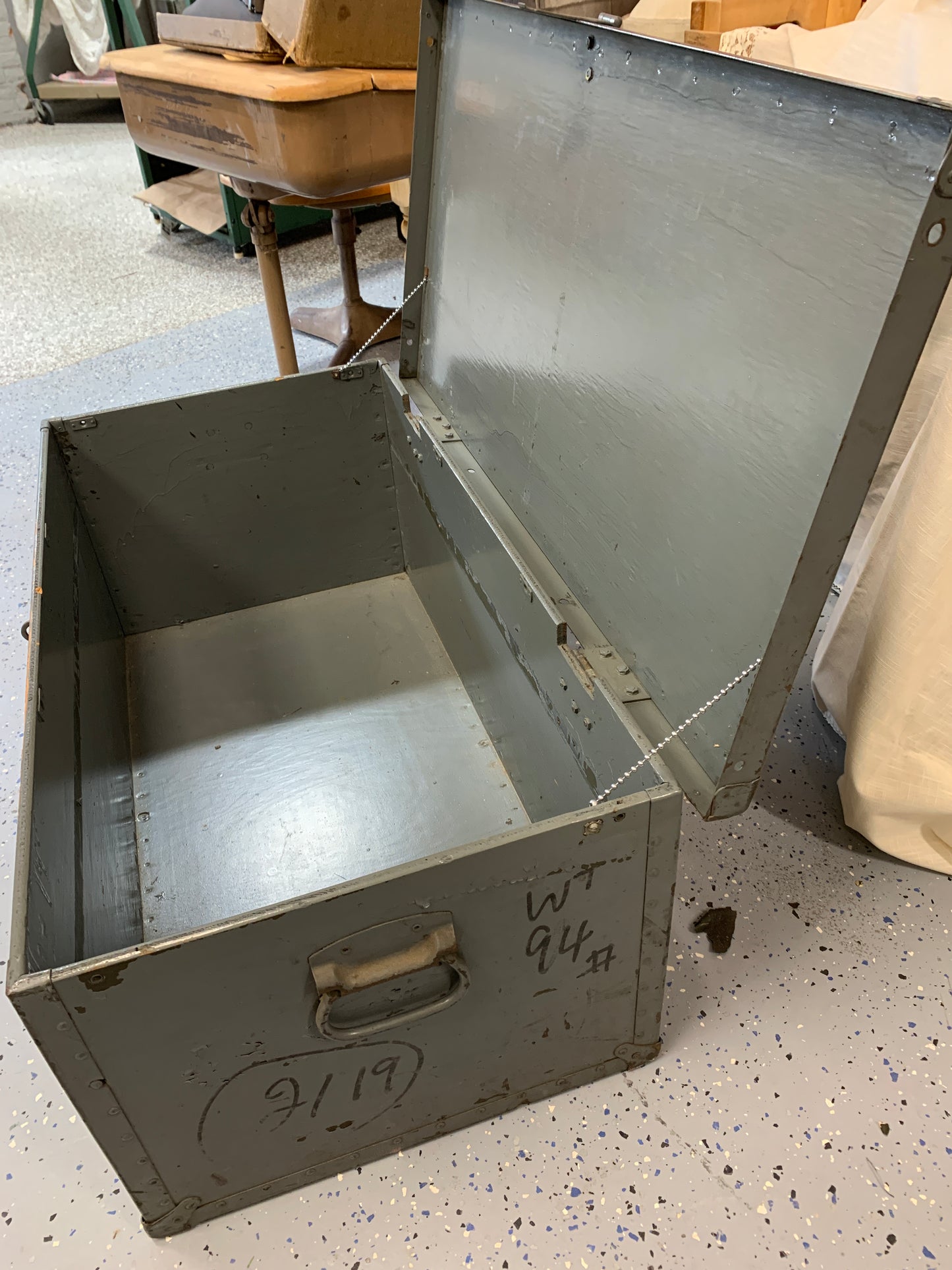 OLD MILITARY LOCKER